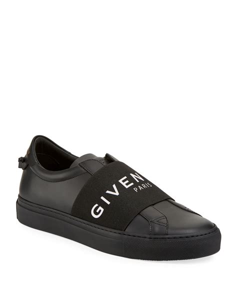 givenchy urban elastic knot sneakers black